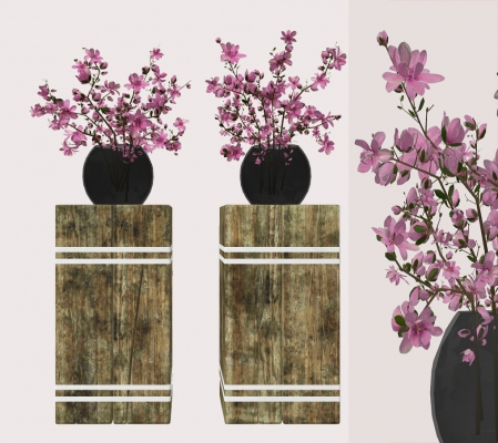 自然风新中式花瓶，花艺，装饰摆件