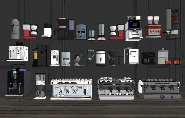 现代咖啡机，饮料机榨汁机