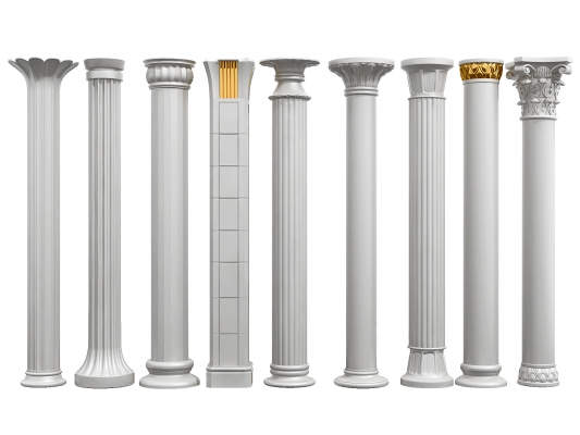 欧式罗马柱，柱头