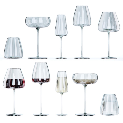 SY011_现代玻璃酒杯，高脚杯，红酒杯无灯光