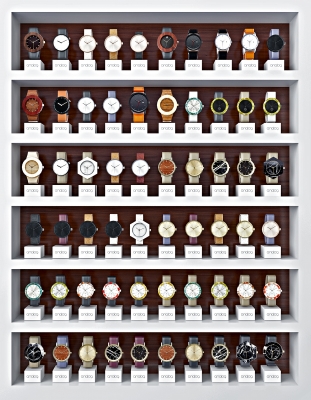 现代手表,货柜,展架