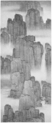 新中式山水装饰画挂画， (8)