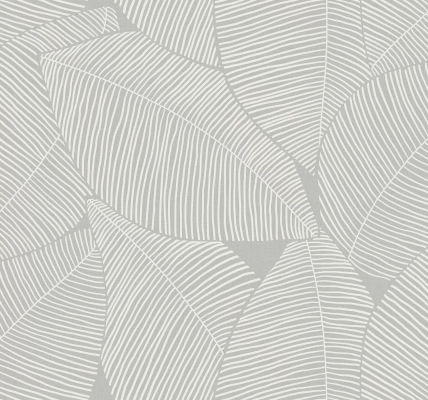 现代树叶纸币壁布 (16)