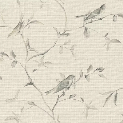 欧式美式田园乡村花纹花鸟壁纸 (2)