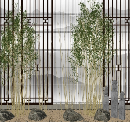 现代植物竹子