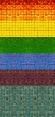 彩虹马赛克贴图瓷砖，地铺地砖， (150)