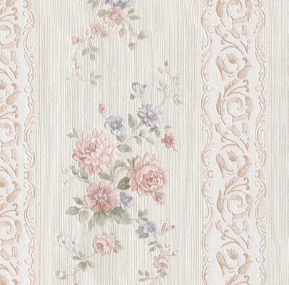 欧式法式大花花纹壁纸壁布墙纸，布料布纹 (37)