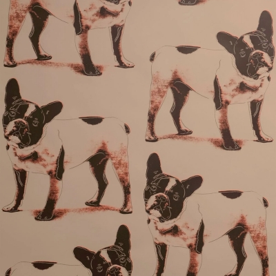 现代宠物狗壁纸壁布墙绘a (23)