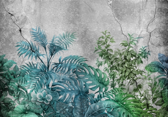 欧式植物壁纸壁布墙绘 (2)