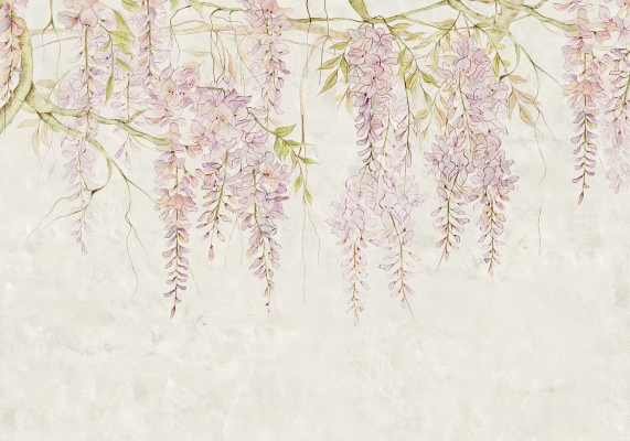 欧式植物花草壁纸壁布墙绘 (10)