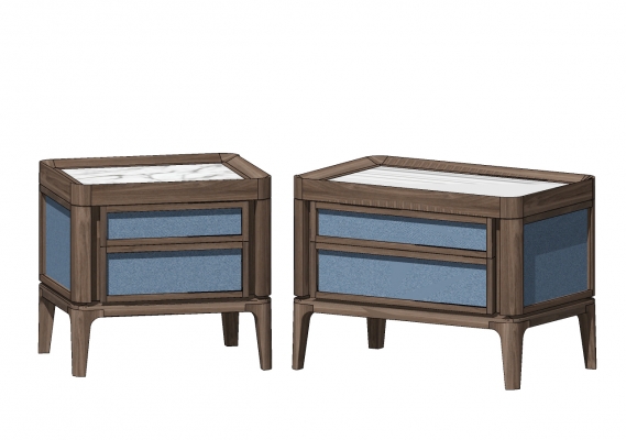 现代木质床头柜,