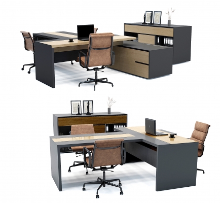 现代办公桌椅，老板台，班台，员工工位