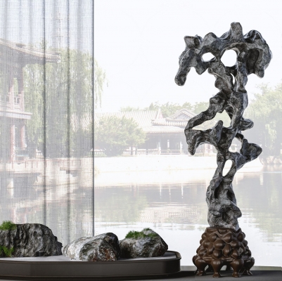 新中式太湖石雕塑 