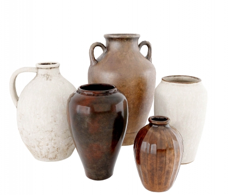 现代陶罐工艺品摆件，陶罐,器皿 (1)