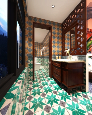 新古典摩洛哥卧室卫生间
