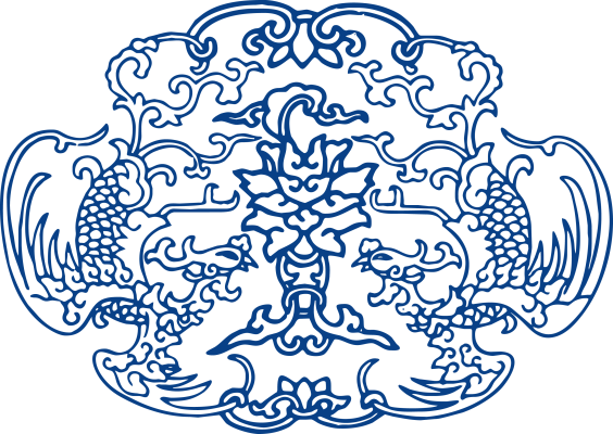 高清龙纹中式青花瓷纹样花纹 (92)