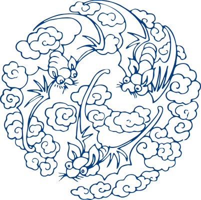 高清中式青花瓷纹样花纹 (33)