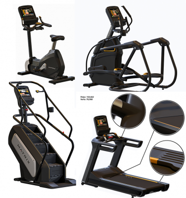现代健身器材跑步机登楼机，动感单车， (4)