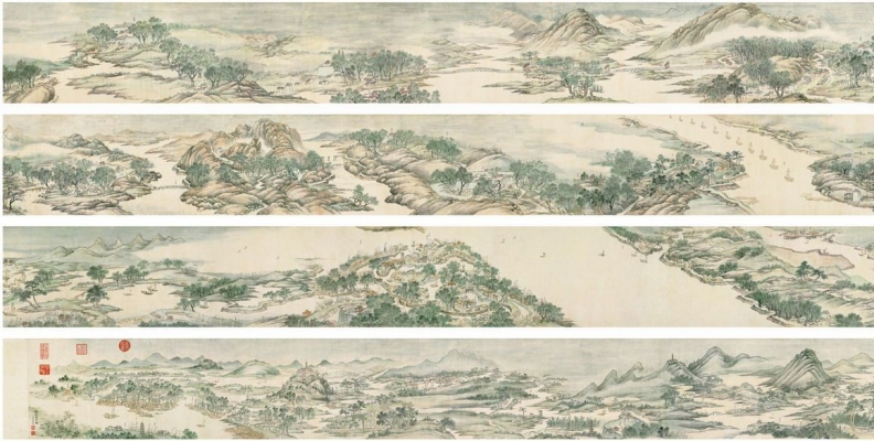 中式山水字画 (2)