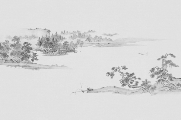 中式山水图案壁纸背景画 (24)