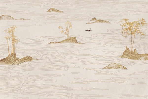 中式山水图案壁纸背景画 (72)
