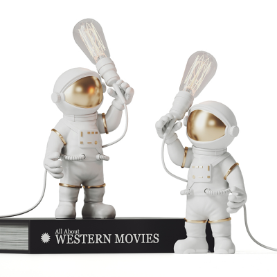 宇航员太空人摆件雕塑夜灯