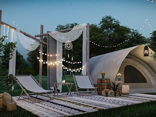 现代露营帐篷