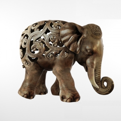 泰式东南亚大象金属雕塑