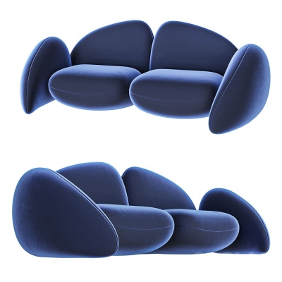 现代双人沙发3D模型 