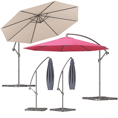 户外遮阳伞3d模型