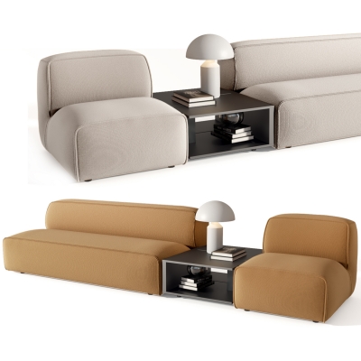 现代沙发组合3d模型v