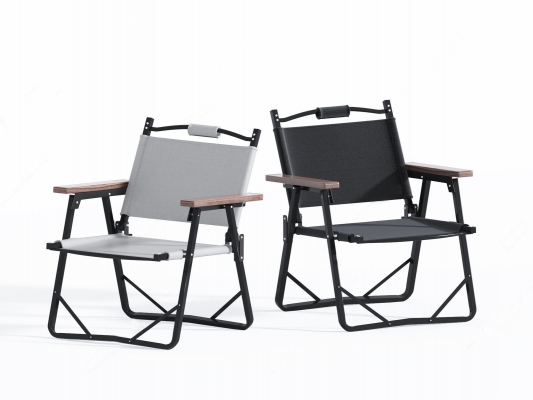 现代户外折叠休闲椅子su模型