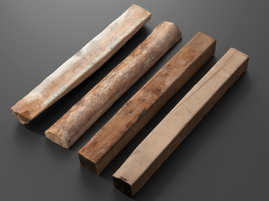 旧木头  木材 3d模型