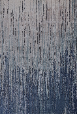 现代抽象条形地毯 (1)