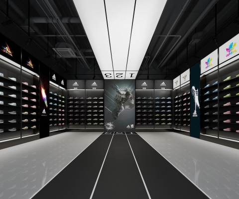 现代服装鞋店3D模型
