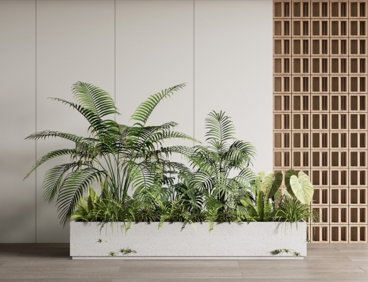 植物堆绿植堆花池花槽3D模型