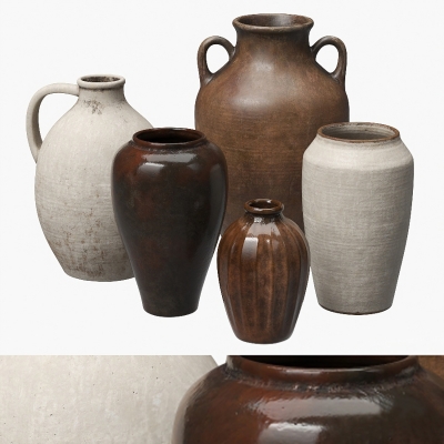 Ceramic vases 瓶罐陶瓷器皿，su模型