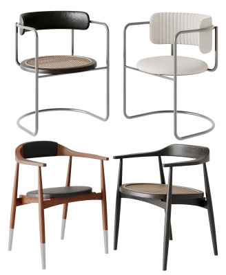 现代餐椅椅子3D模型