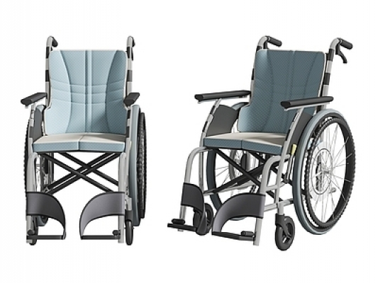 现代轮椅，医用器材SU模型