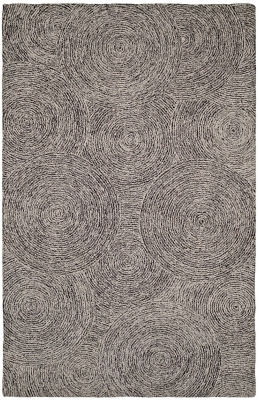 现代圆形涟漪地毯