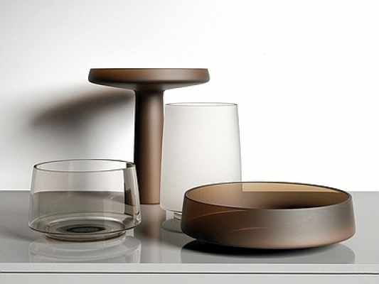 现代杯具,玻璃器皿摆件组合SU模型