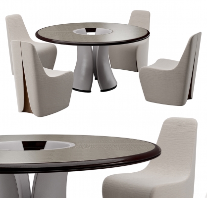  现代 Giorgetti  餐桌椅 