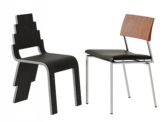 现代餐椅，单椅SU模型
