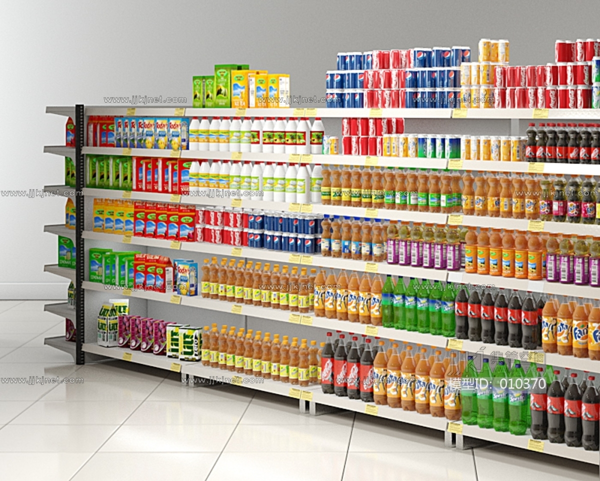饮品货架黑白,超市饮料货架图片,饮料货架摆放效果图_大山谷图库