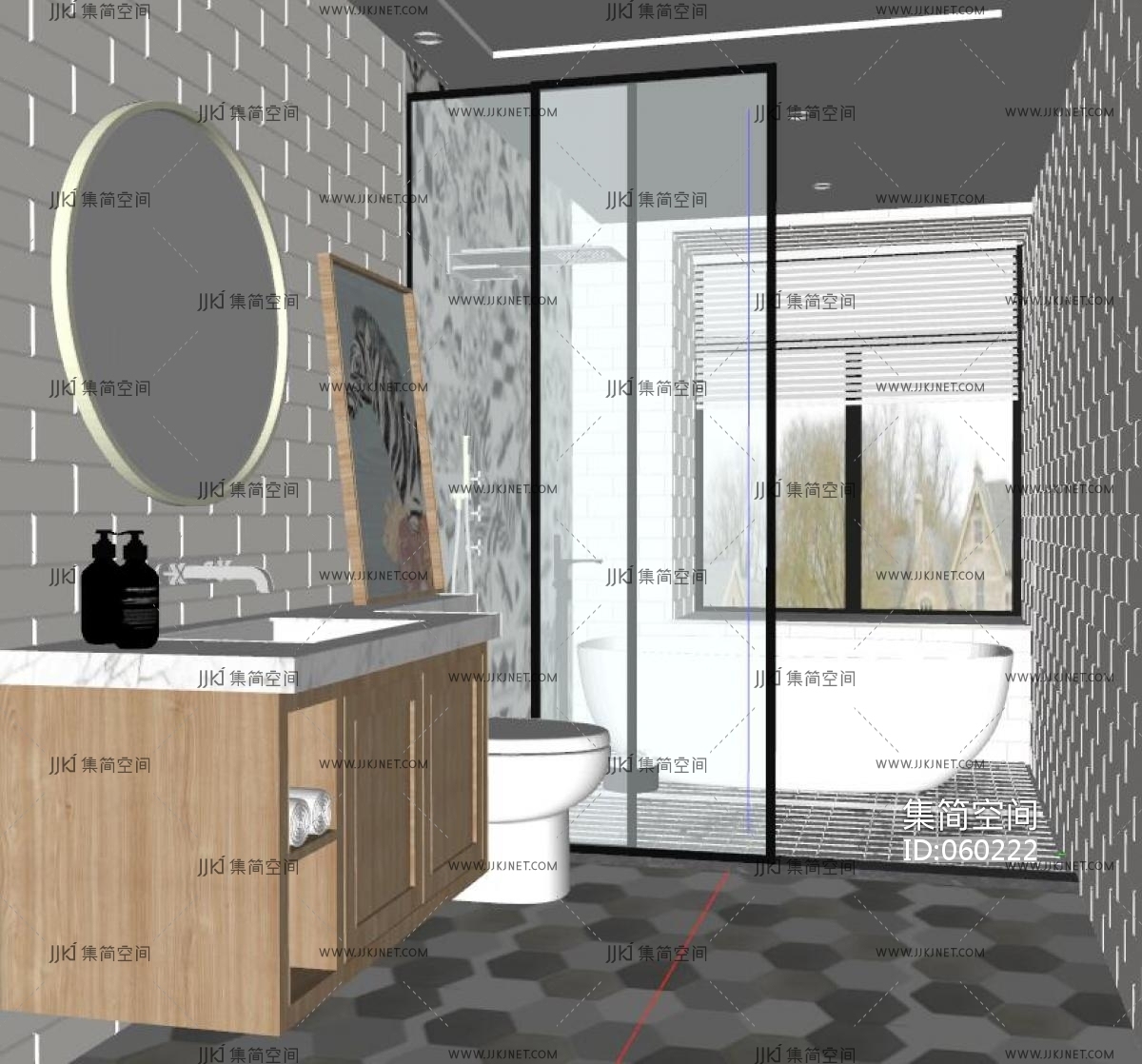 全瓷法式植物花砖厨房卫生间浴室防滑素色瓷砖厕所阳台纯色墙地砖-淘宝网