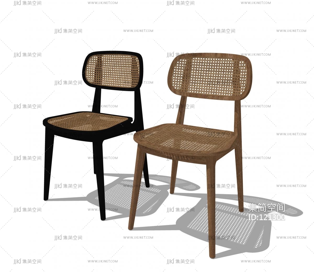 現代 Vincent 休閑椅，單椅餐椅，藤編椅子