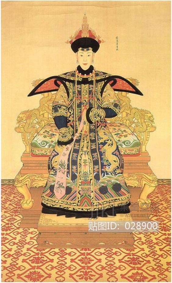 古代皇帝画像 (8)材质贴图下载-【集简空间】「每日更新」