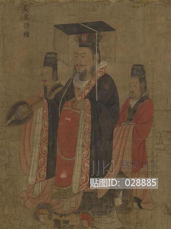 古代皇帝画像 (4)材质贴图下载-【集简空间】「每日更新」