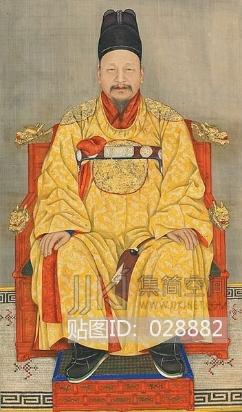 古代皇帝画像 (17)材质贴图下载-【集简空间】「每日更新」