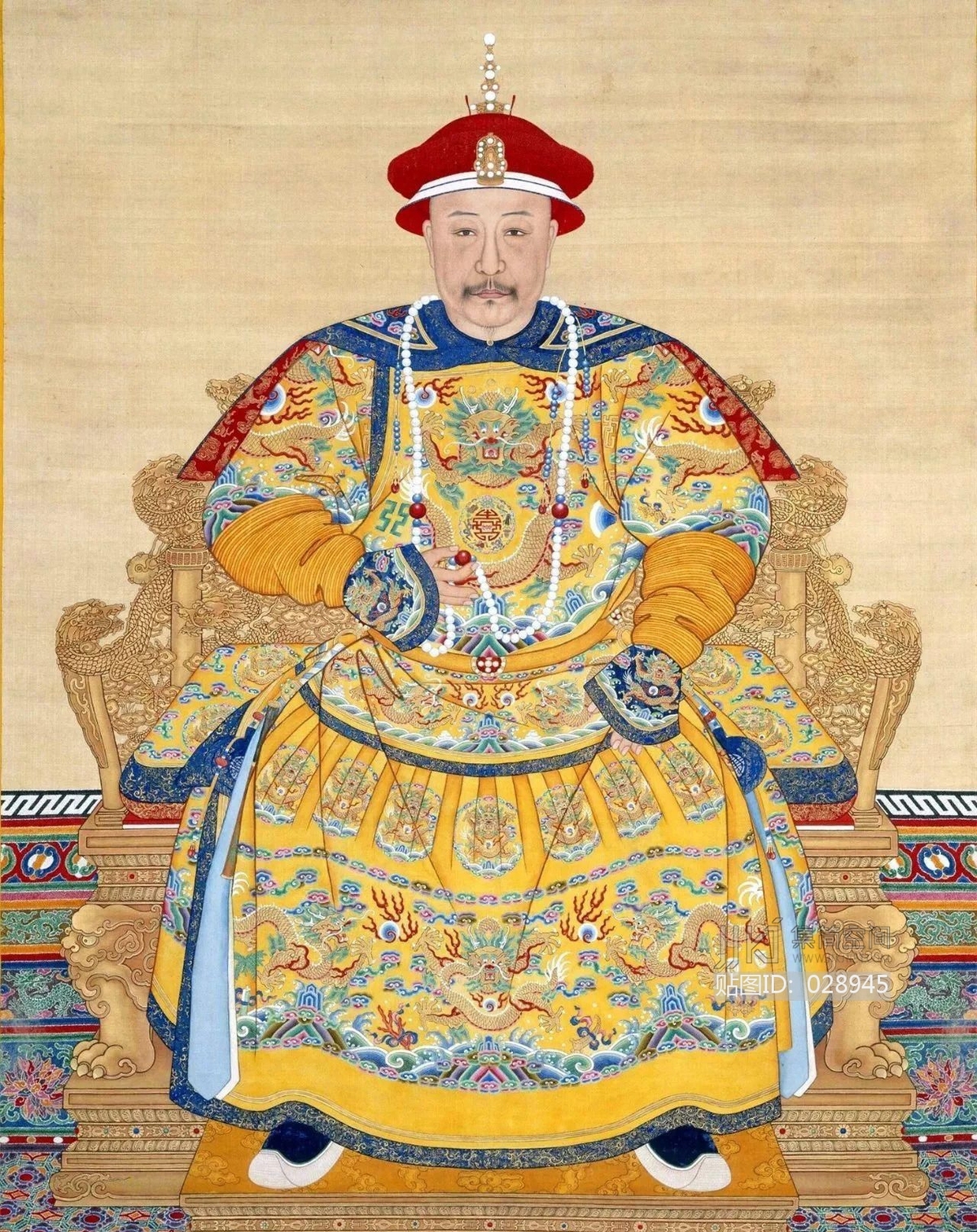 古代皇帝画像 (48)材质贴图下载-【集简空间】「每日更新」